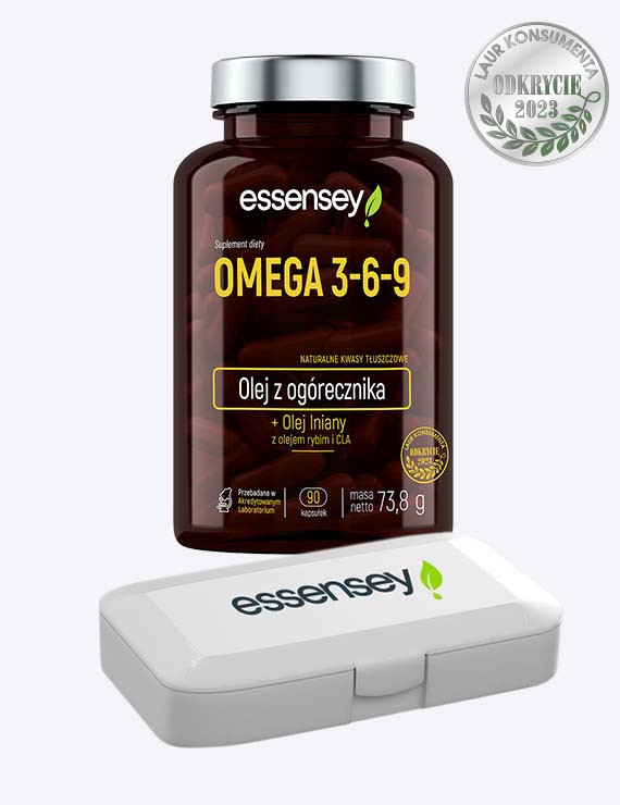 Essensey Omega 3-6-9 + Pillbox