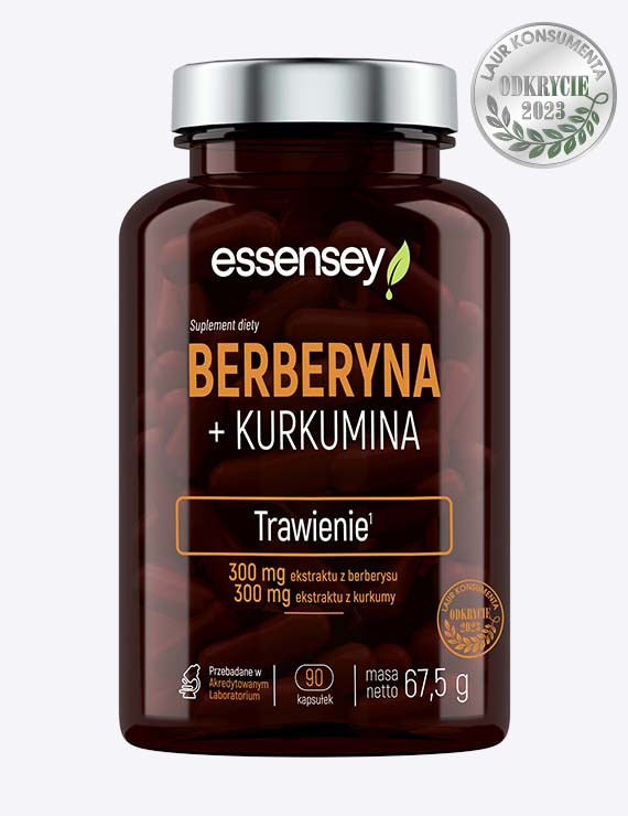 Essensey Berberyna + Kurkumina + Pillbox