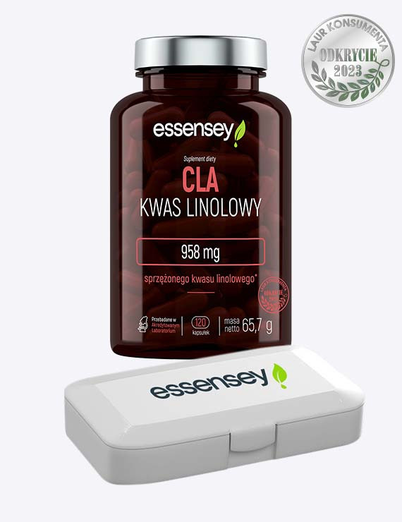 Essensey Kwas Linolowy CLA + Pillbox