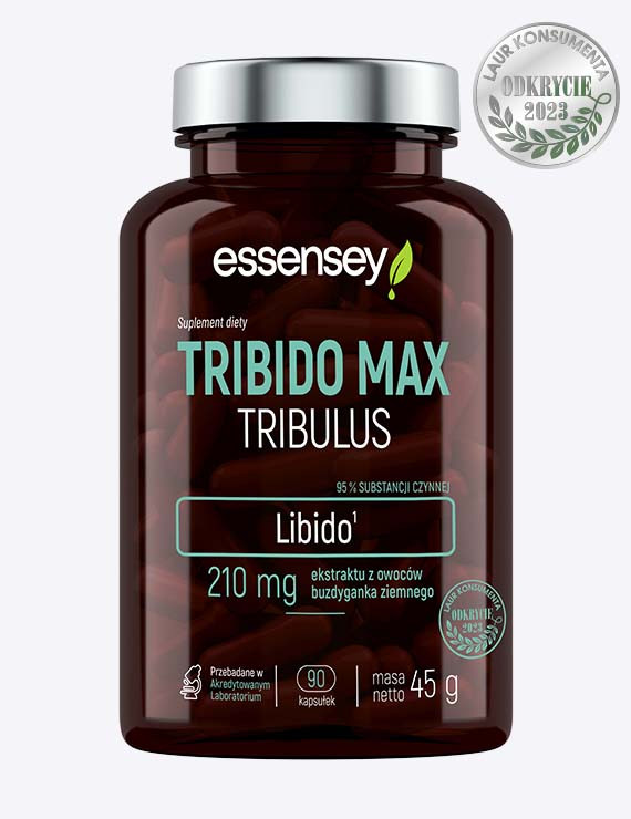 Zestaw Tribido Max Tribulus w dwóch opakowaniach + Pillbox