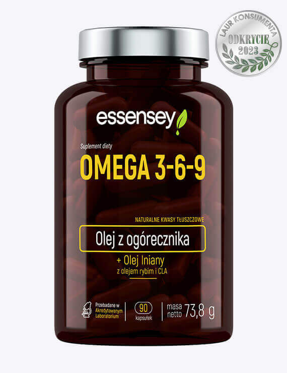 Zestaw Omega 3-6-9 w dwóch opakowaniach + Pillbox