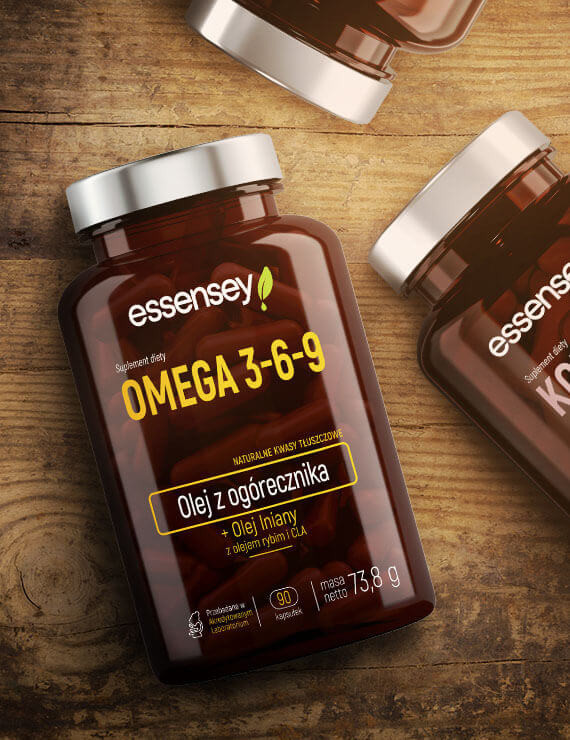 Zestaw Omega 3-6-9 w dwóch opakowaniach + Pillbox