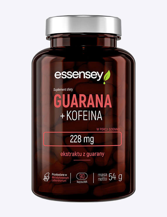 Zestaw Guarany i Kofeiny w dwóch opakowaniach + Pillbox