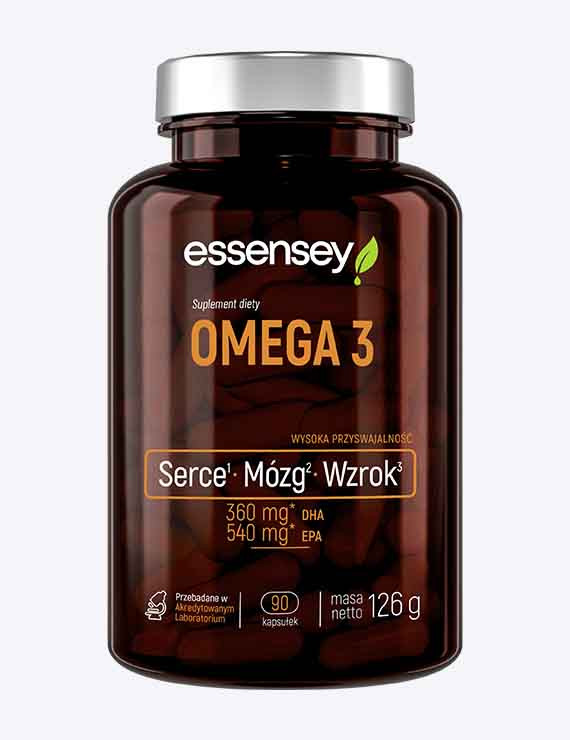 Kwasy tłuszczowe Omega 3 w trzech opakowaniach + Pillbox