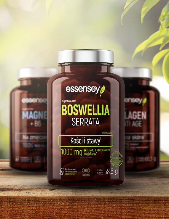 Zestaw Boswellia Serrata w trzech opakowaniach + Pillbox