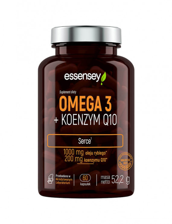 Essensey Omega 3 + Koenzym Q10 w 60 kapsułkach