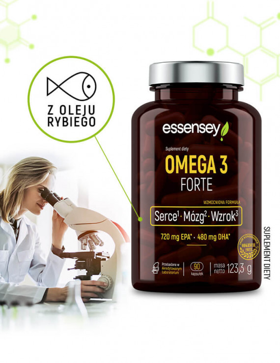 Zestaw Omega 3 Forte w dwóch opakowaniach