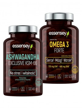 Ashwagandha KSM-66 + Omega...
