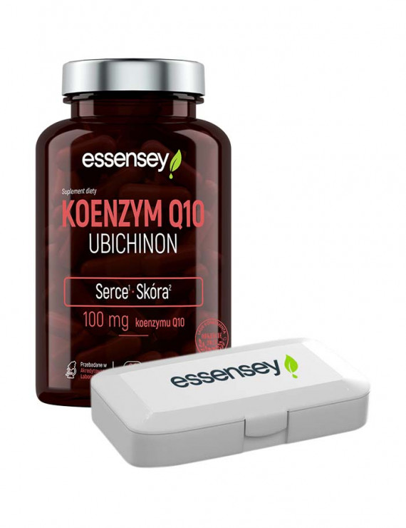 Essensey Koenzym Q10 Ubichinon + Pillbox