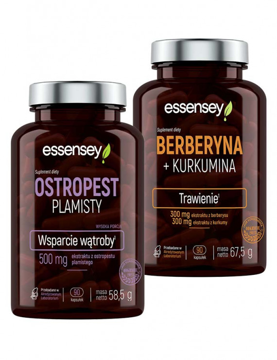 Berberyna + Kurkumina i Ostropest Plamisty