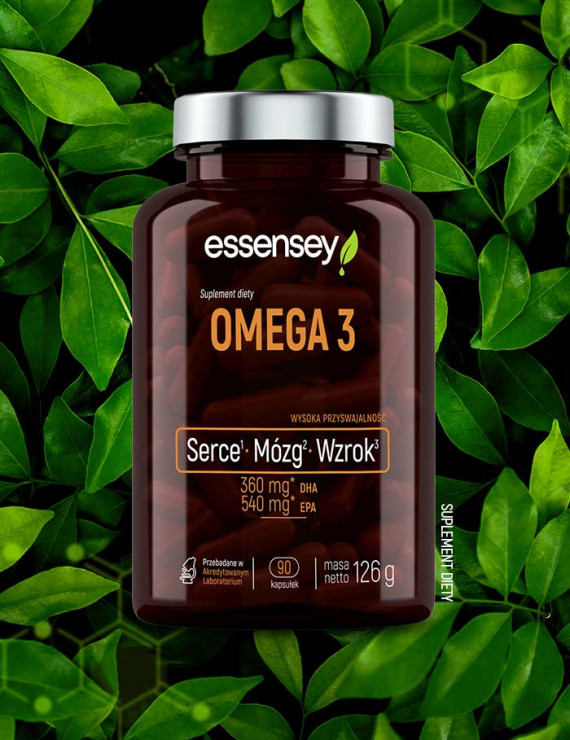 Kwasy tłuszczowe Omega 3 w dwóch opakowaniach