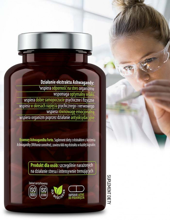 Ashwagandha Forte i Omega 3 od Essensey