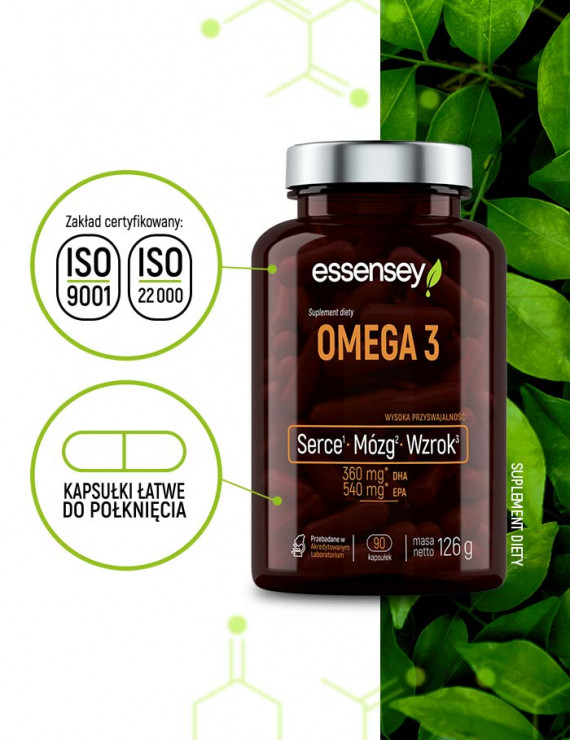 Ashwagandha Forte i Omega 3 od Essensey