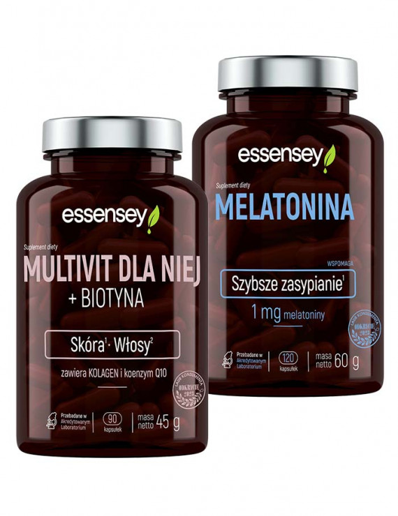 Multivit dla Niej + Biotyna i Melatonia