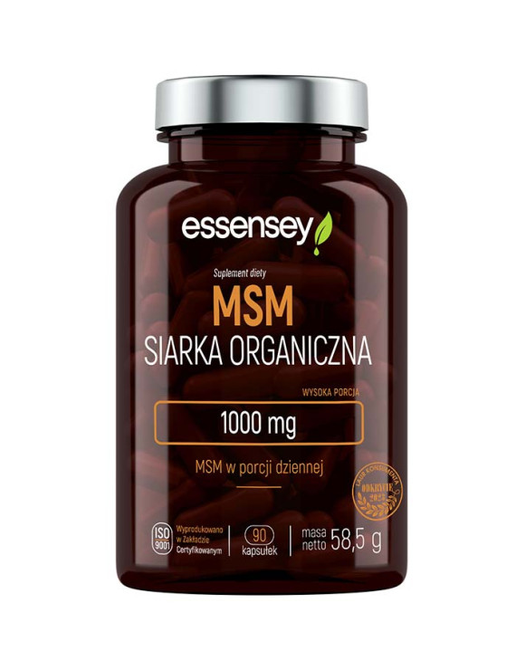 MSM Siarka organiczna w 90 kapsułkach