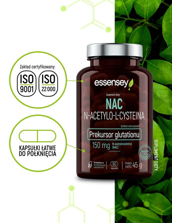 NAC N-acetylo-L-cysteina w 90 kapsułkach