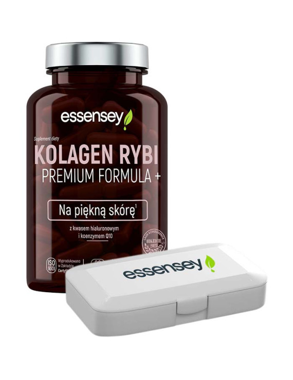 Essesnesy Kolagen Rybi Premium Formula + Pillbox