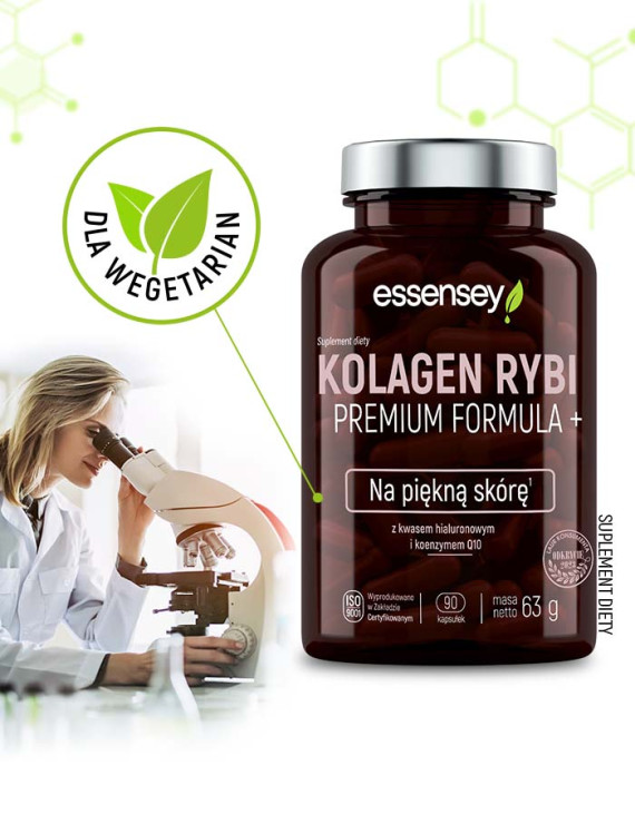 Essesnesy Kolagen Rybi Premium Formula + Pillbox