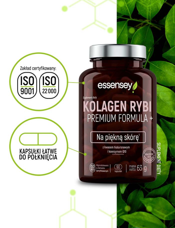 Essesnesy Kolagen Rybi Premium Formula + Pillbox