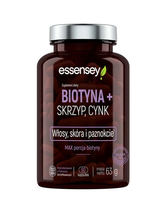 Biotyna, Skrzyp + Cynk i Kolagen Rybi Premium Formula+