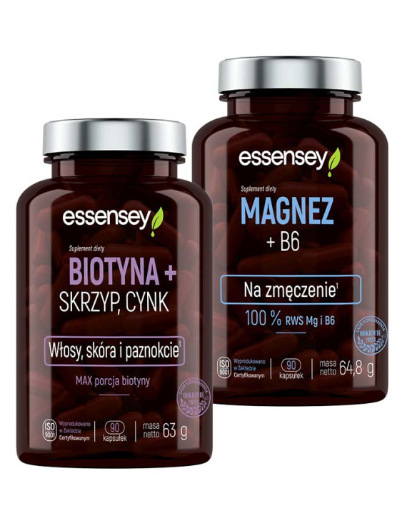 Biotyna + Skrzyp, Cynk z Magnezem+B6