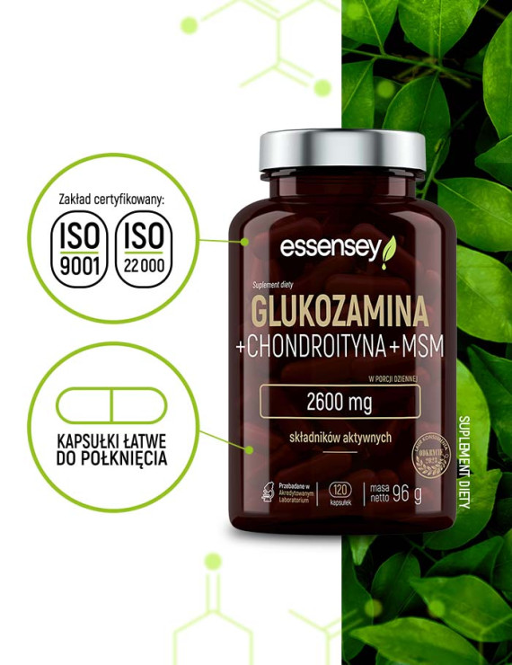 Kolagen Rybi Forte 2200 mg i Glukozamina