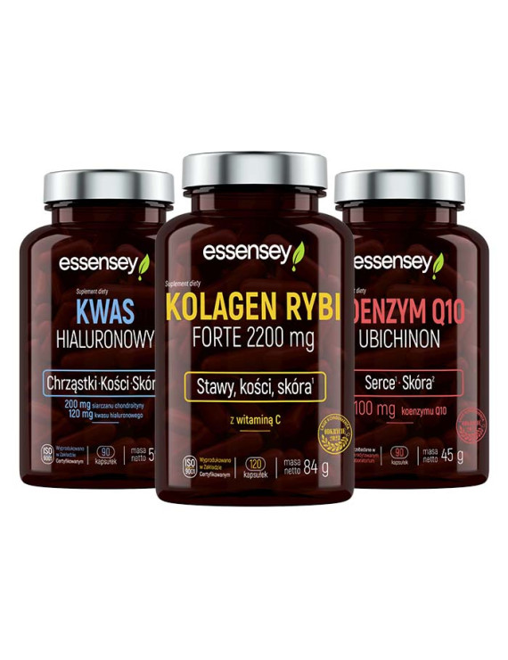 Kolagen Rybi Forte 2200 mg Kwas hialuronowy Koenzym Q10