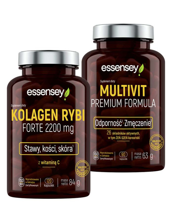 Kolagen Rybi Forte 2200 mg i Multivit Premium Formula