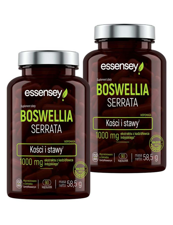 Boswellia Serrata w dwóch opakowaniach