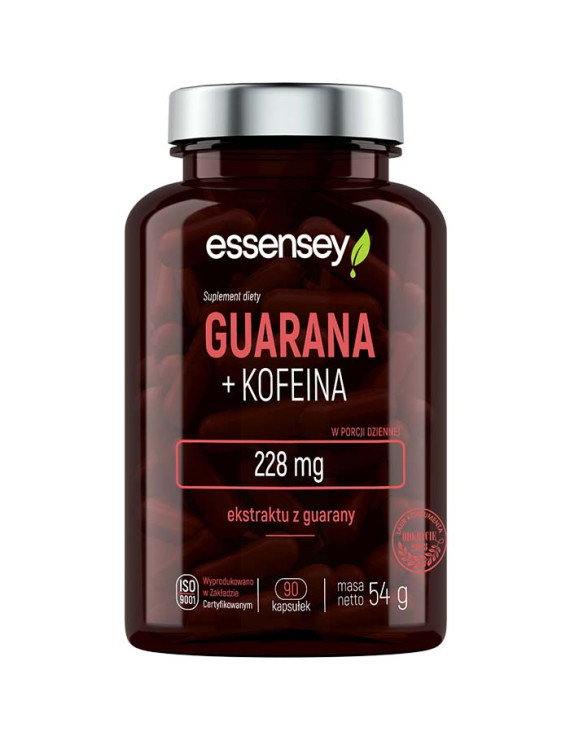 Guarana i Kofeina w 90 kapsułkach