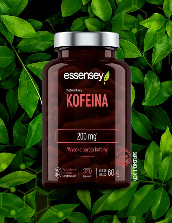 Kofeina 200mg w 120 kapsułkach