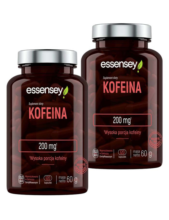 Zestaw kofeiny 200mg w dwóch opakowaniach