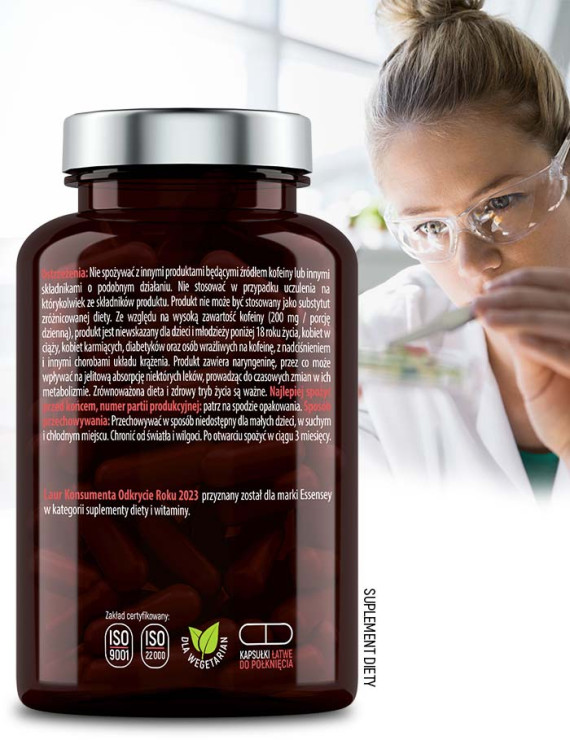 Zestaw kofeiny 200mg w dwóch opakowaniach