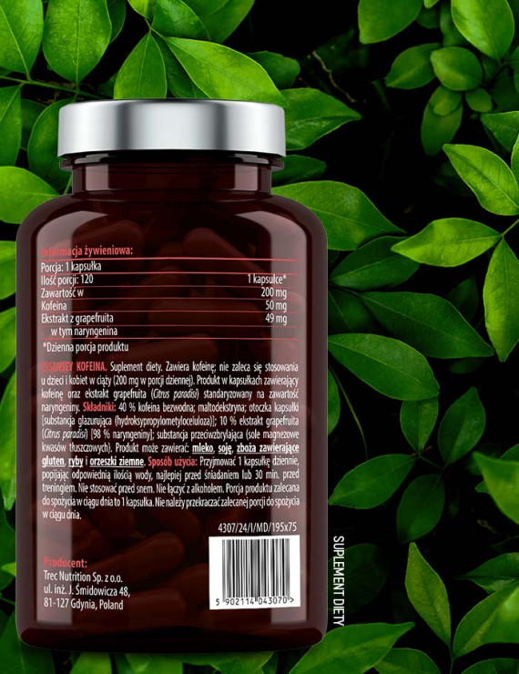 Zestaw kofeiny 200mg w dwóch opakowaniach