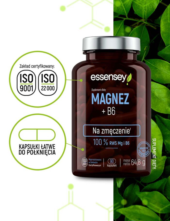 Zestaw Magnezu z witaminą B6 w trzech opakowaniach