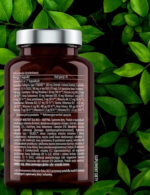 Multivit dla Niej + Biotyna w trzech opakowaniach
