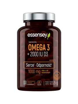 Omega 3 + 2000 IU D3 w 90...