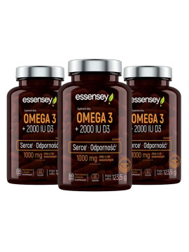 Omega 3 + 2000 IU D3 w...