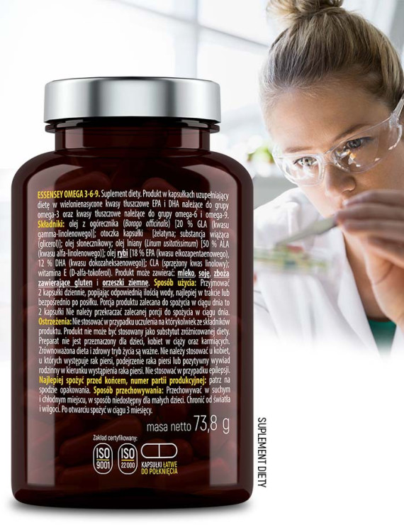 Omega 3-6-9 w 90 kapsułkach