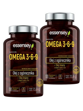 Zestaw Omega 3-6-9 w dwóch...