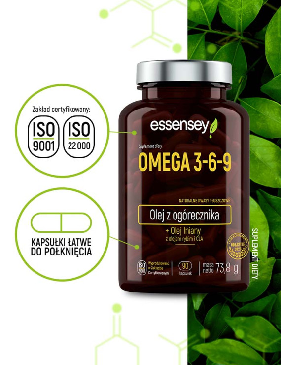 Zestaw Omega 3-6-9 w dwóch opakowaniach