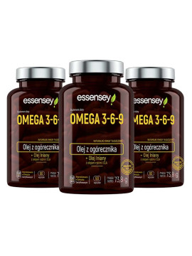 Zestaw Omega 3-6-9 w trzech...