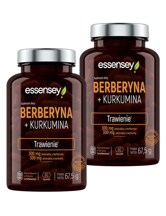Zestaw Berberyny + Kurkuminy w dwóch opakowaniach