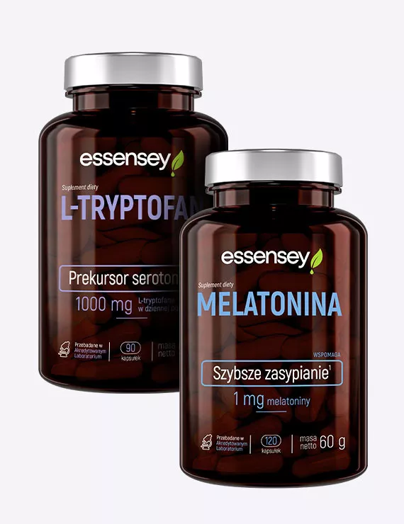 L-Tryptofan i Melatonina w zestawie od Essensey