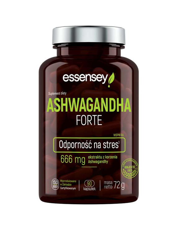 Zestaw Ashwagandha Forte w trzech opakowaniach + Pillbox