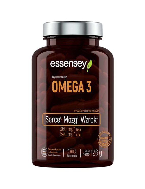 Kwasy tłuszczowe Omega 3 w trzech opakowaniach + Pillbox