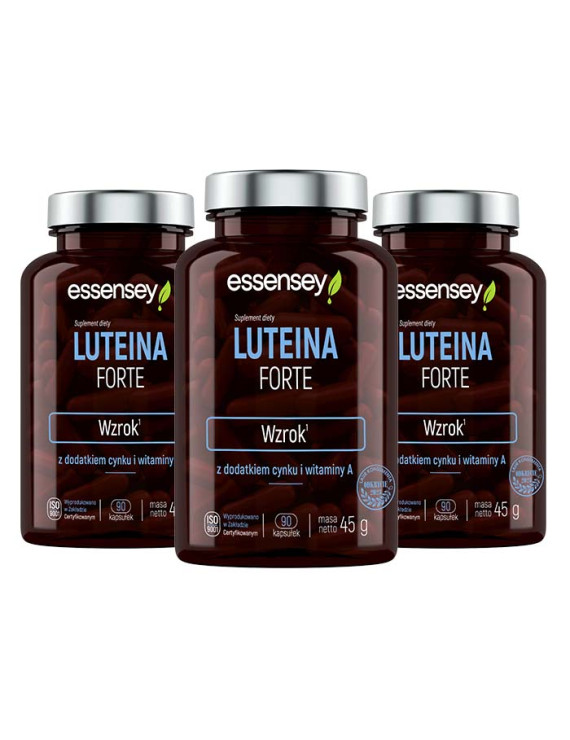 Zestaw Luteina Forte w trzech opakowaniach + Pillbox