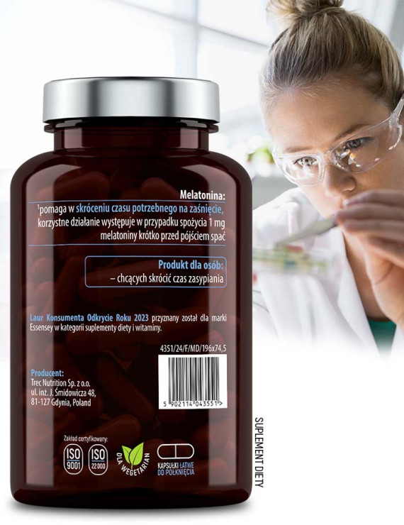 Ashwagandha i Melatonina od Essensey