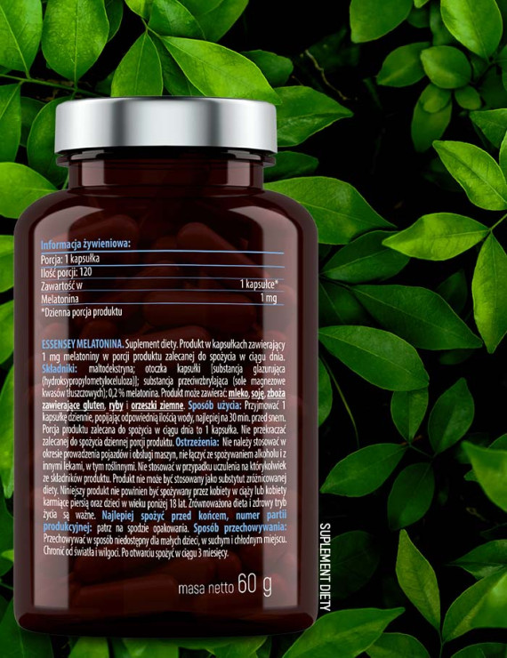 Ashwagandha i Melatonina od Essensey