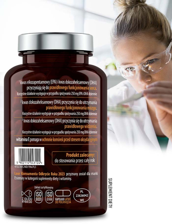 Ashwagandha Forte i Omega 3 od Essensey